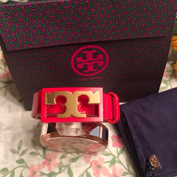 🛒SOLD🛒Tory Burch Red Belt -M - Picture 2 of 8